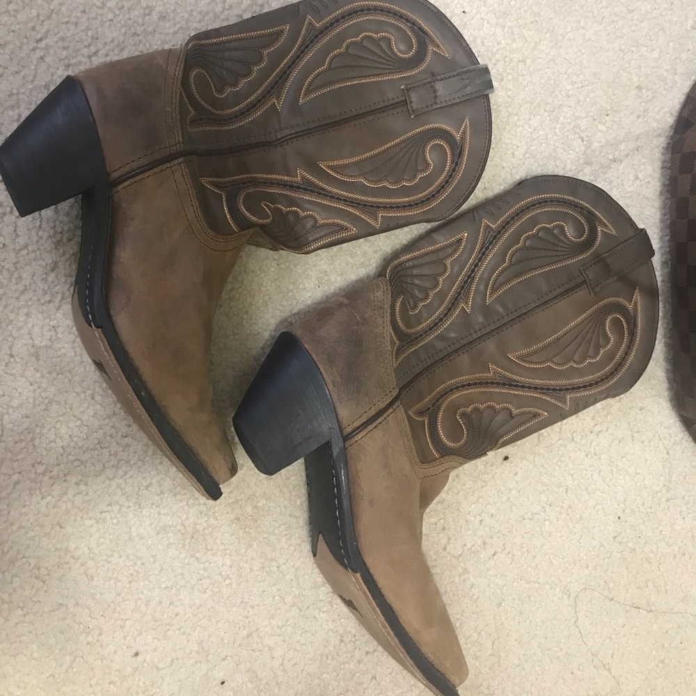 Laredo genuine leather cowboy boots.